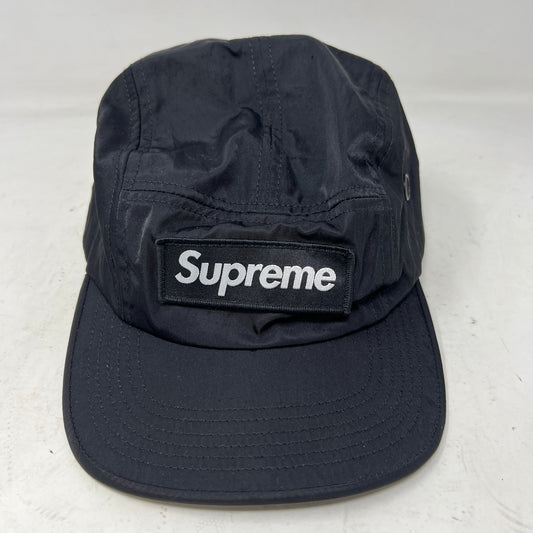 Supreme Overdyed Camo Nylon Camp Cap Black, brand new condition.