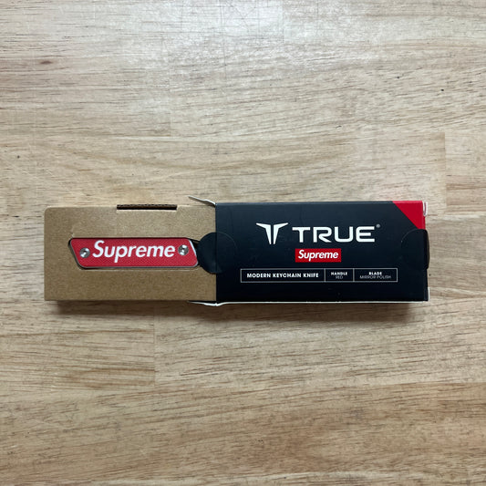 Supreme TRUE Modern Keychain Knife Red