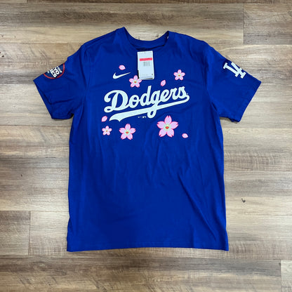 Nike x Takashi Murakami x MLB World Tour Tokyo Series 2025 Betts Dodgers Short-Sleeve Tee 'Blue'