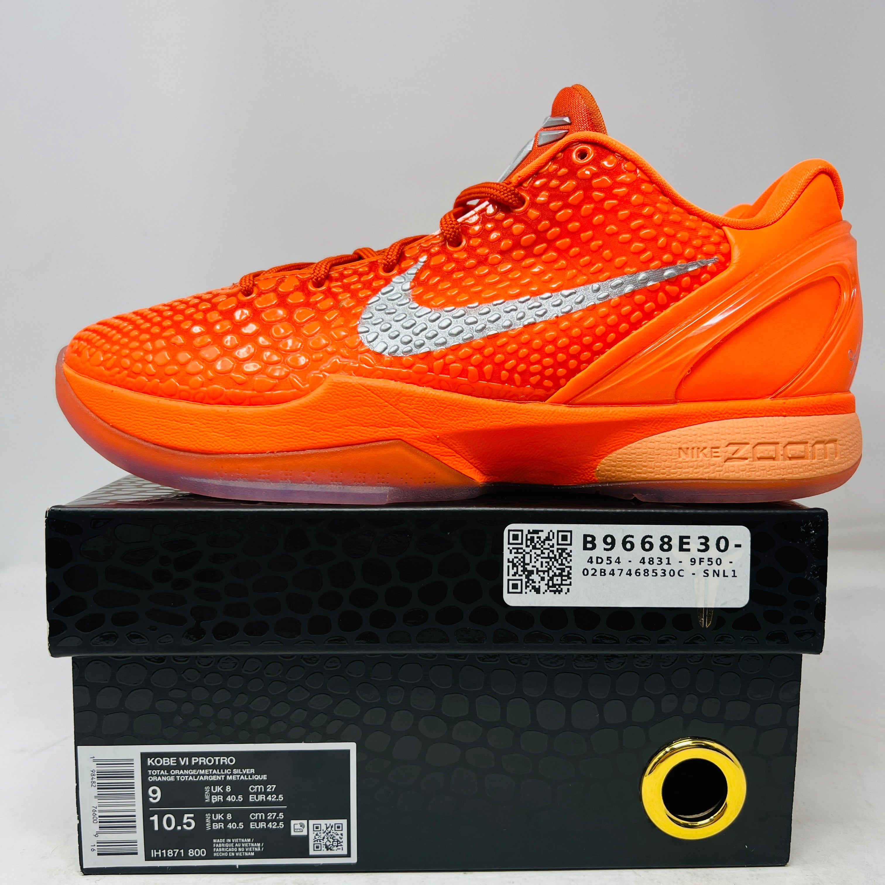 KOBE Ⅵ PROTRO 31cm US13 NIKE TOTALORANGE Kobe 6 Protro 'Total Orange' (IH1871-800) Release Date. Nike