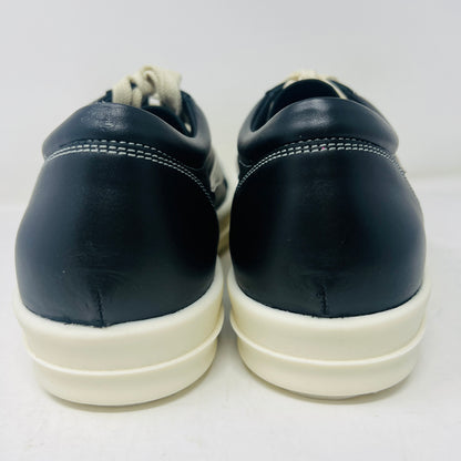 Rick Owens Vintage Sneaks Black Milk, brand new, with box, black laces, and dust bag, 2023 model.