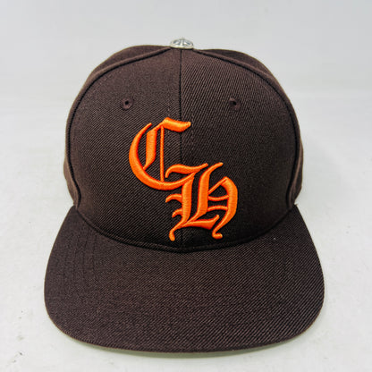 Chrome Hearts CH Baseball Hat Brown Orange