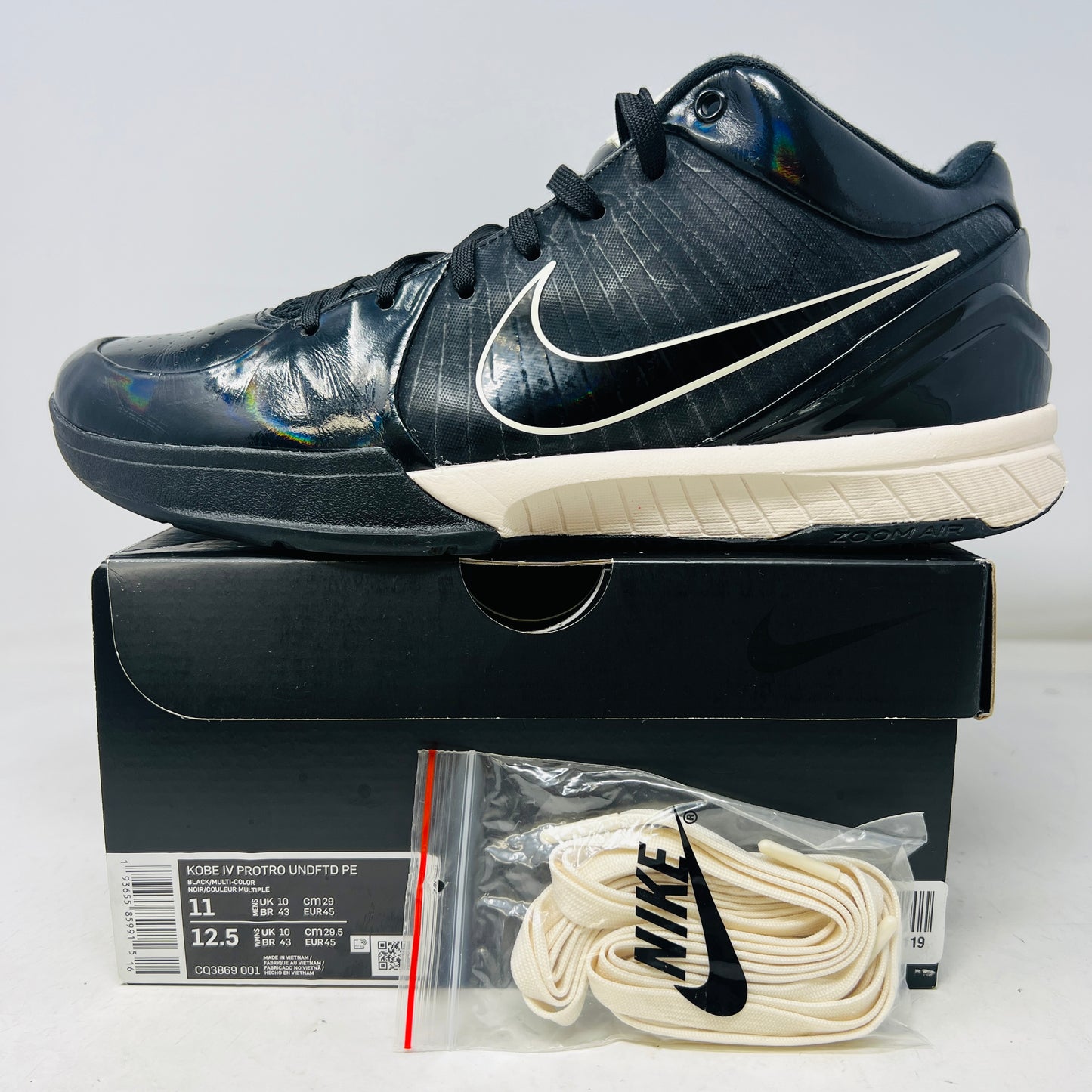 Nike Kobe 4 Protro Undefeated Black Mamba