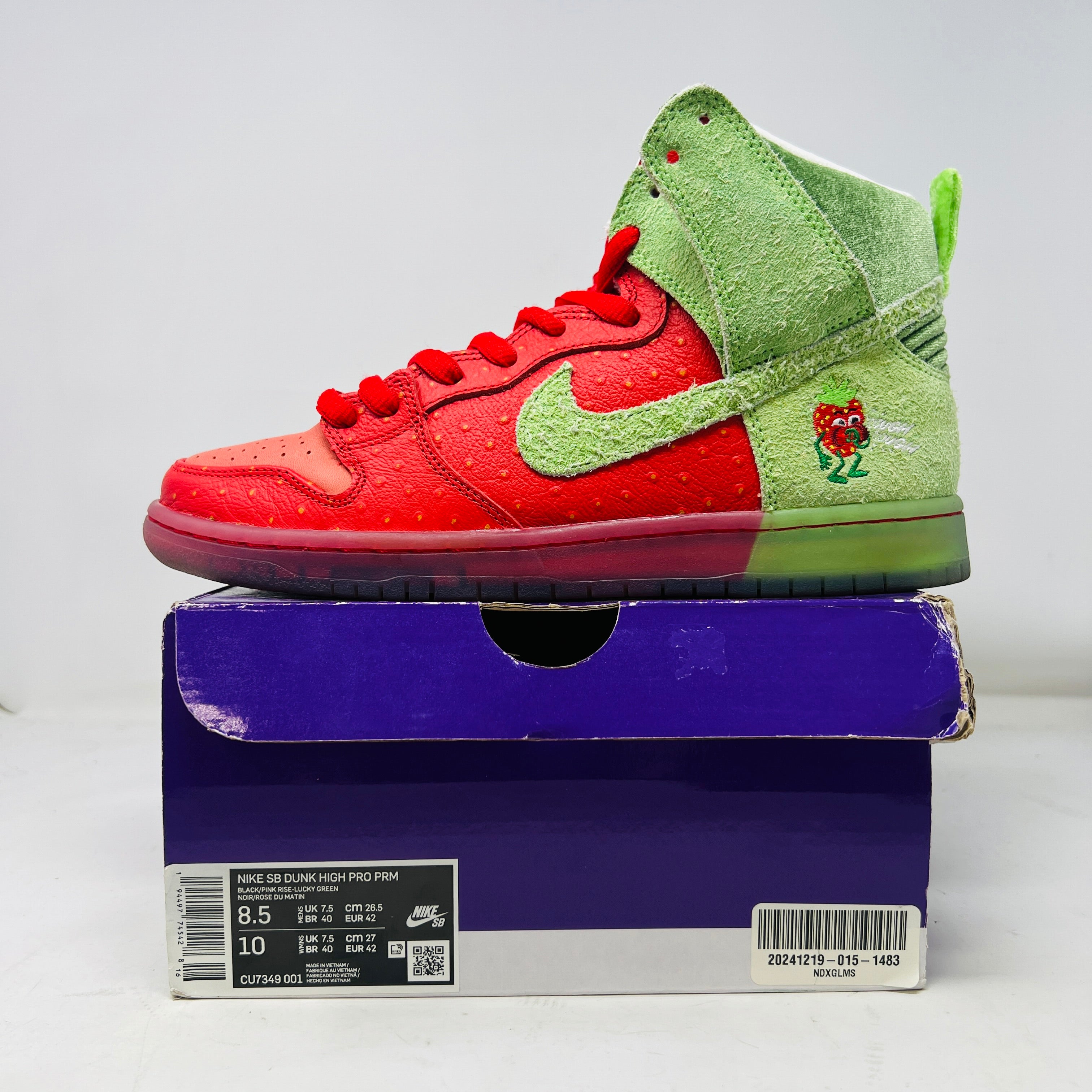 Nike SB Dunk High Strawberry Cough – Holy Ground