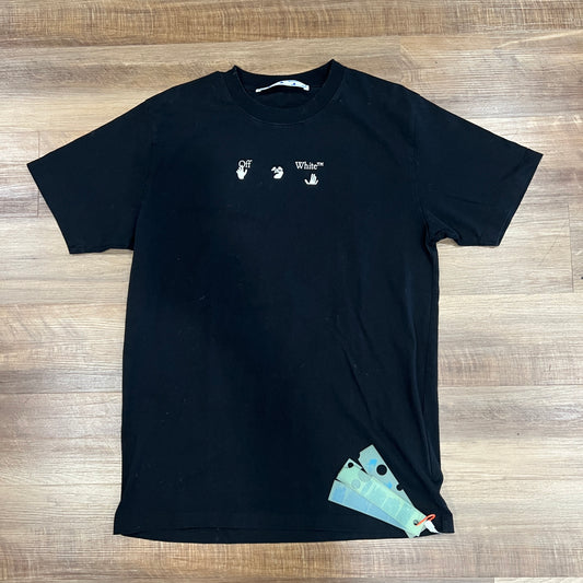 Off-White Marker Slim Tee 'Black'