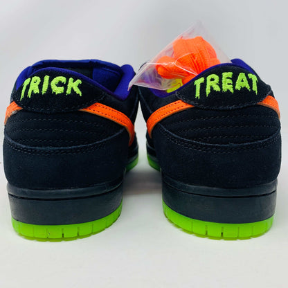Nike SB Dunk Low Night of Mischief Halloween sneakers, 2019 release.