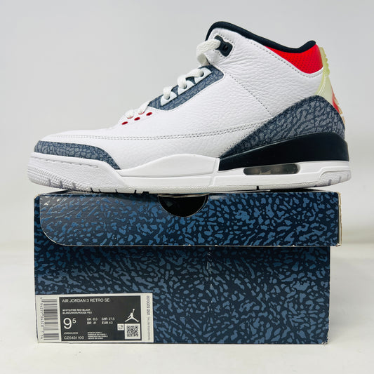 Jordan 3 Retro SE Fire Red Denim (2020)