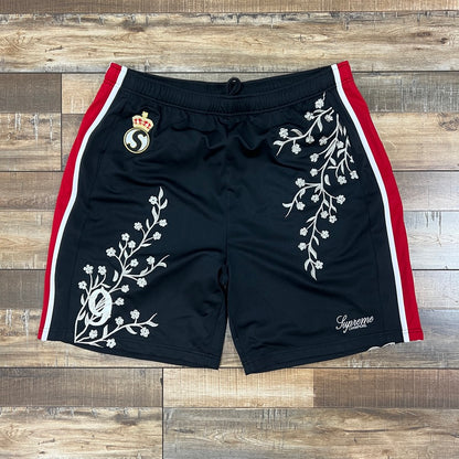 Supreme Floral Soccer Short Black