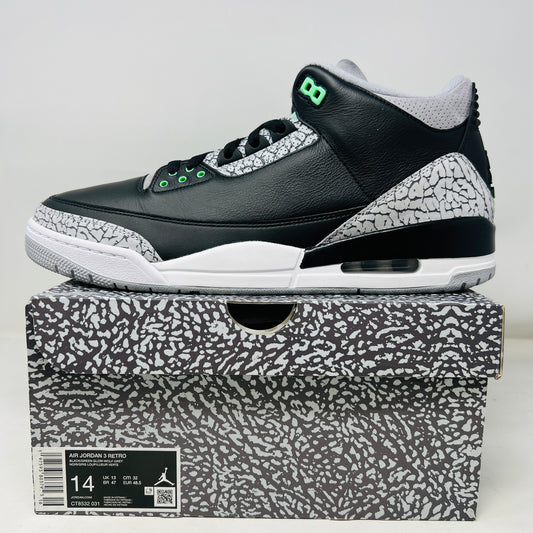 Jordan 3 Retro Green Glow