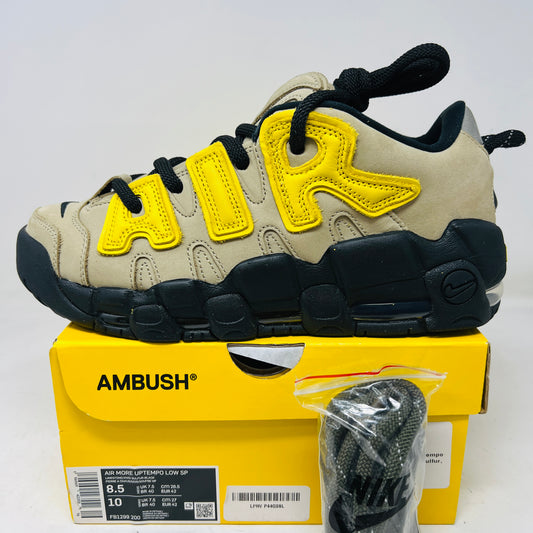 Nike Air More Uptempo Low AMBUSH Vivid Sulfur Limestone