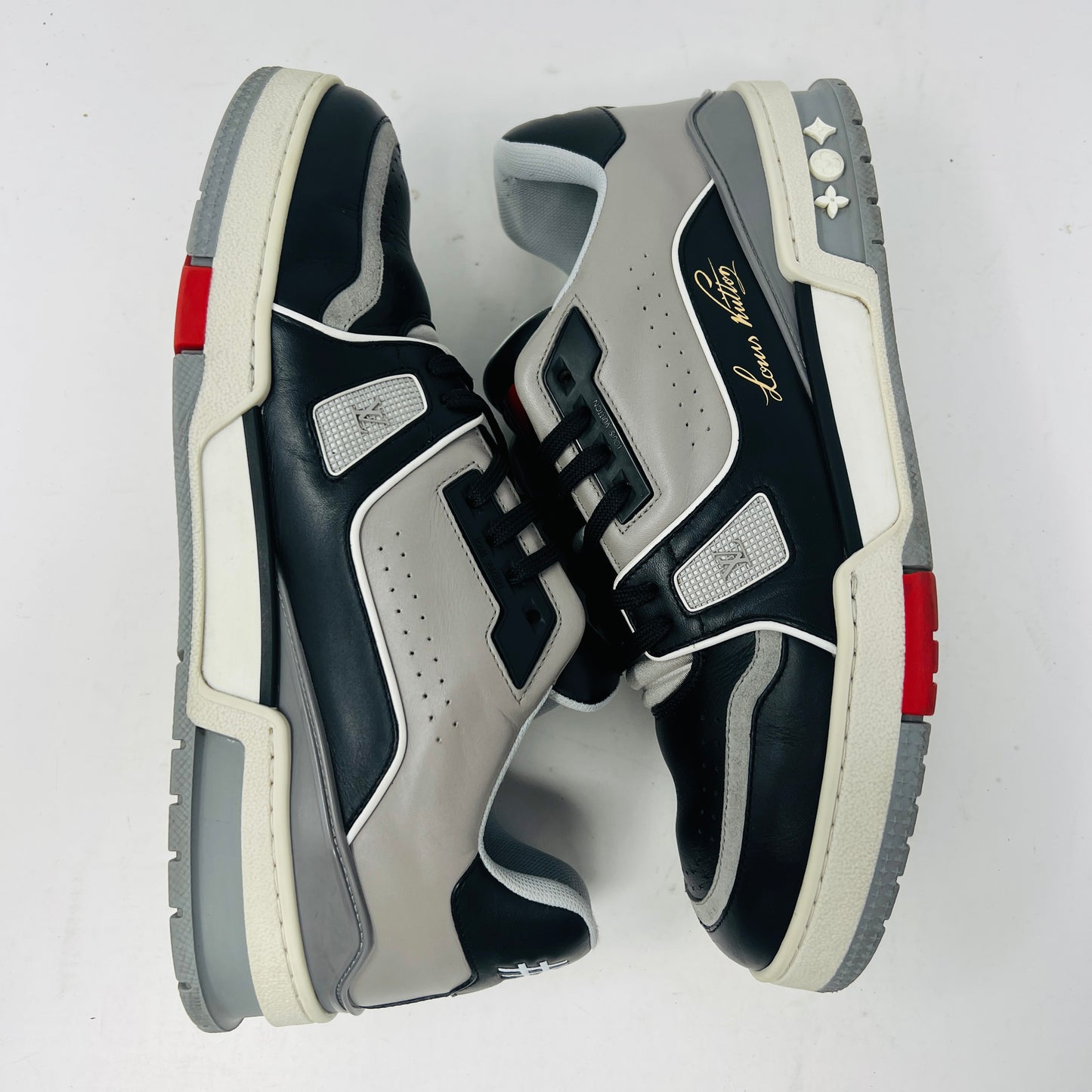 Louis Vuitton LV Trainer Sneaker Low Black Grey
