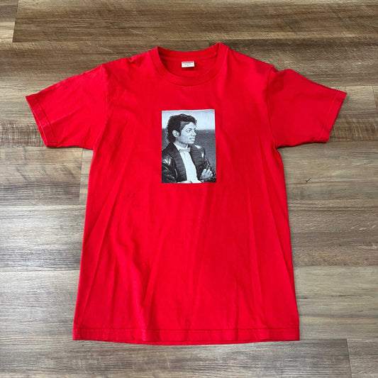 Supreme Michael Jackson Tee Red