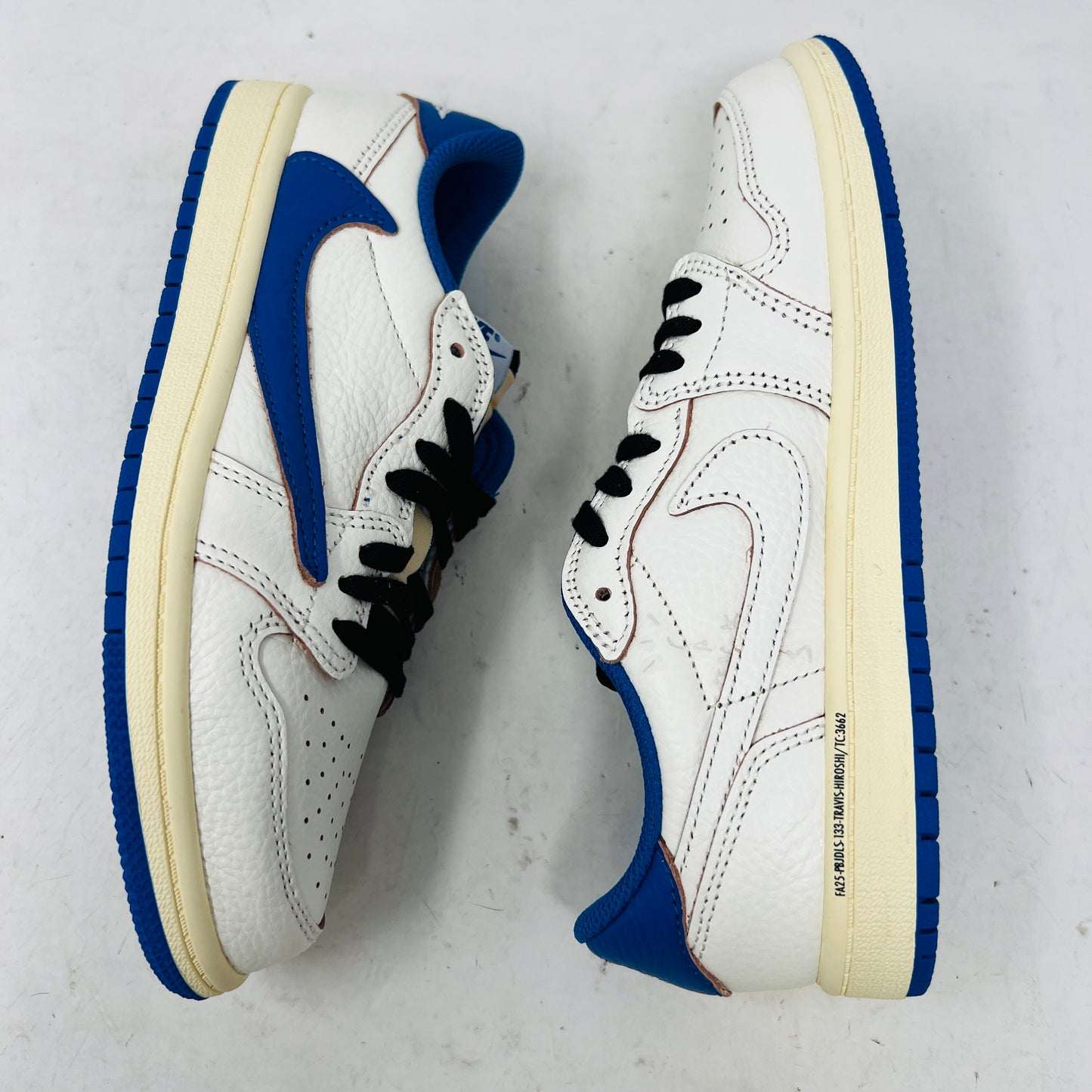 Jordan 1 Retro Low OG SP Fragment x Travis Scott Sail Military Blue (PS)