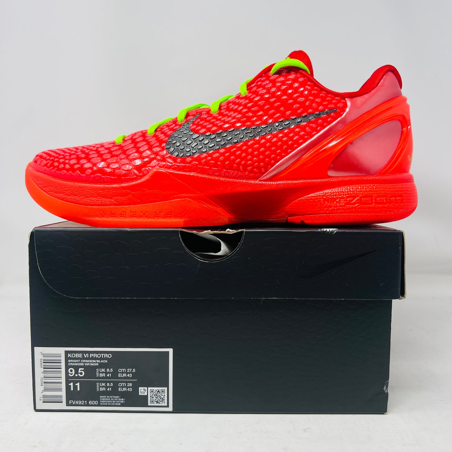 Nike Kobe 6 Protro Reverse Grinch