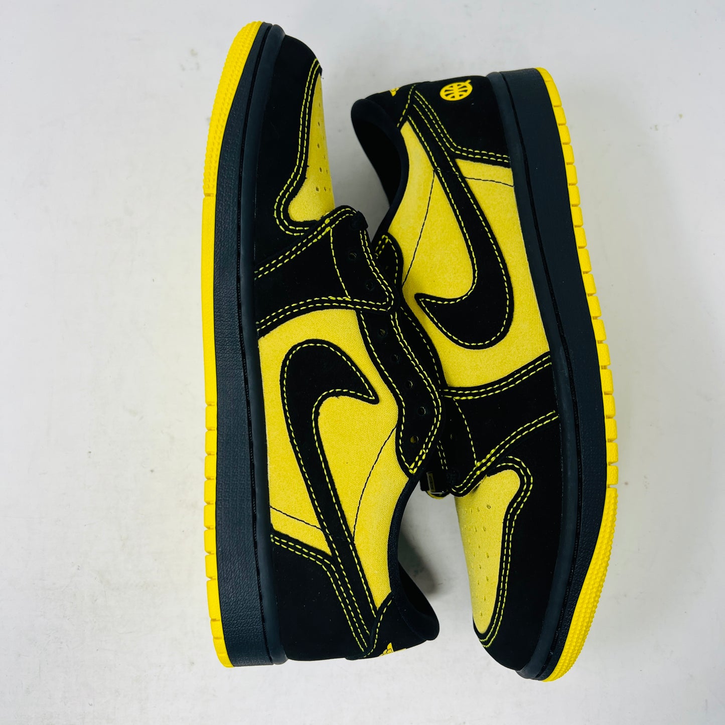 Jordan 1 Retro Low OG Quai 54 Black Tour Yellow Red