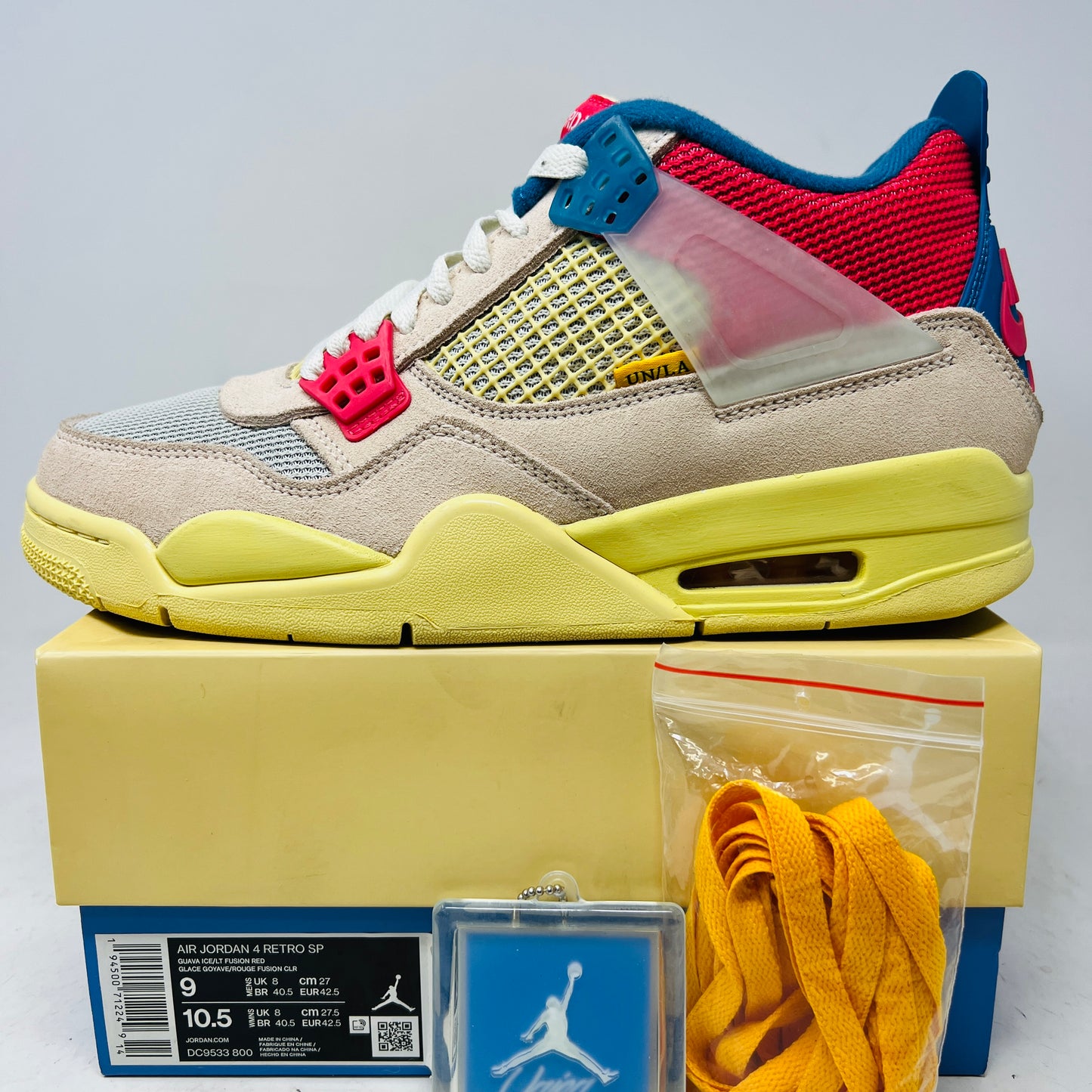 Jordan 4 Retro Union Guava Ice