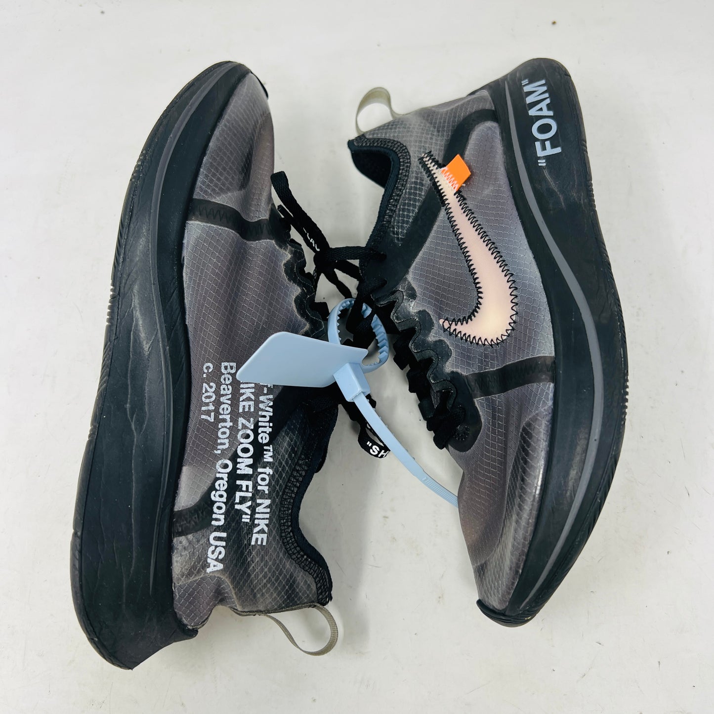 Nike Zoom Fly Off-White Black Silver