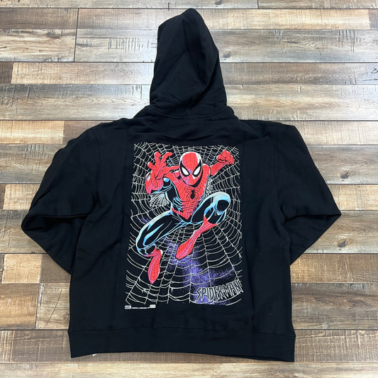 Kith Marvel Spider-Man Web Logo Hoodie