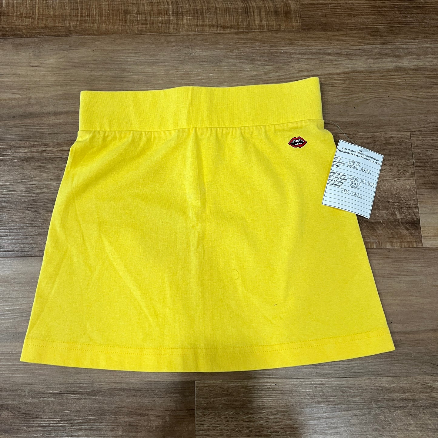 Chrome Hearts Matty Boy Skirt Yellow Sample