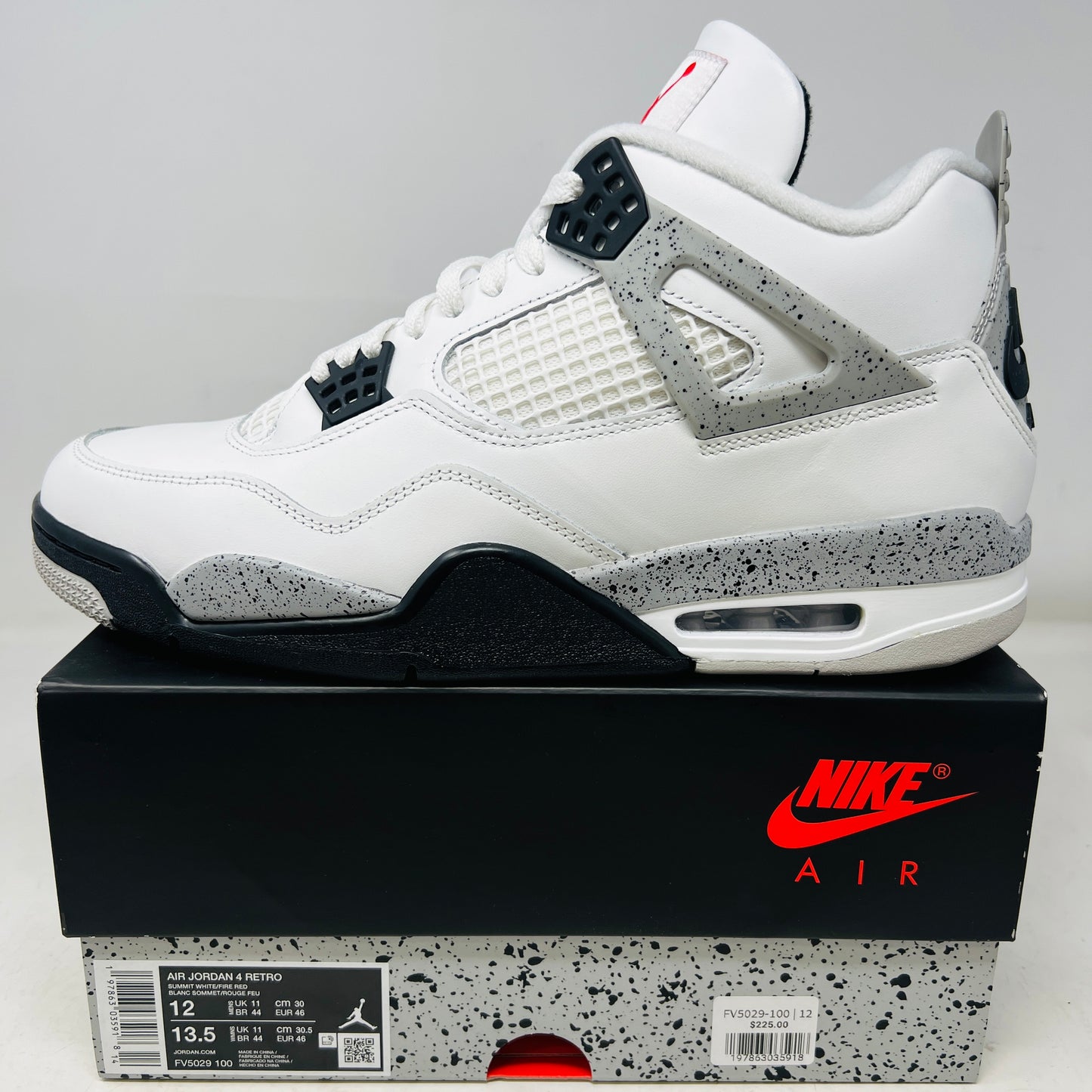 Jordan 4 Retro White Cement (2025)