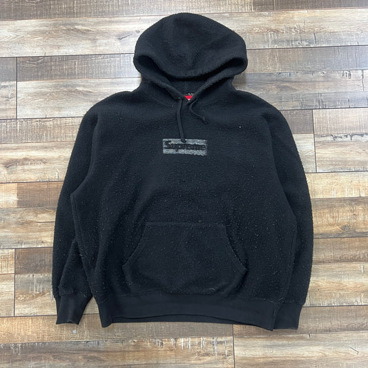 Supreme Inside Out Box Logo Hooded Sweatshirt Black