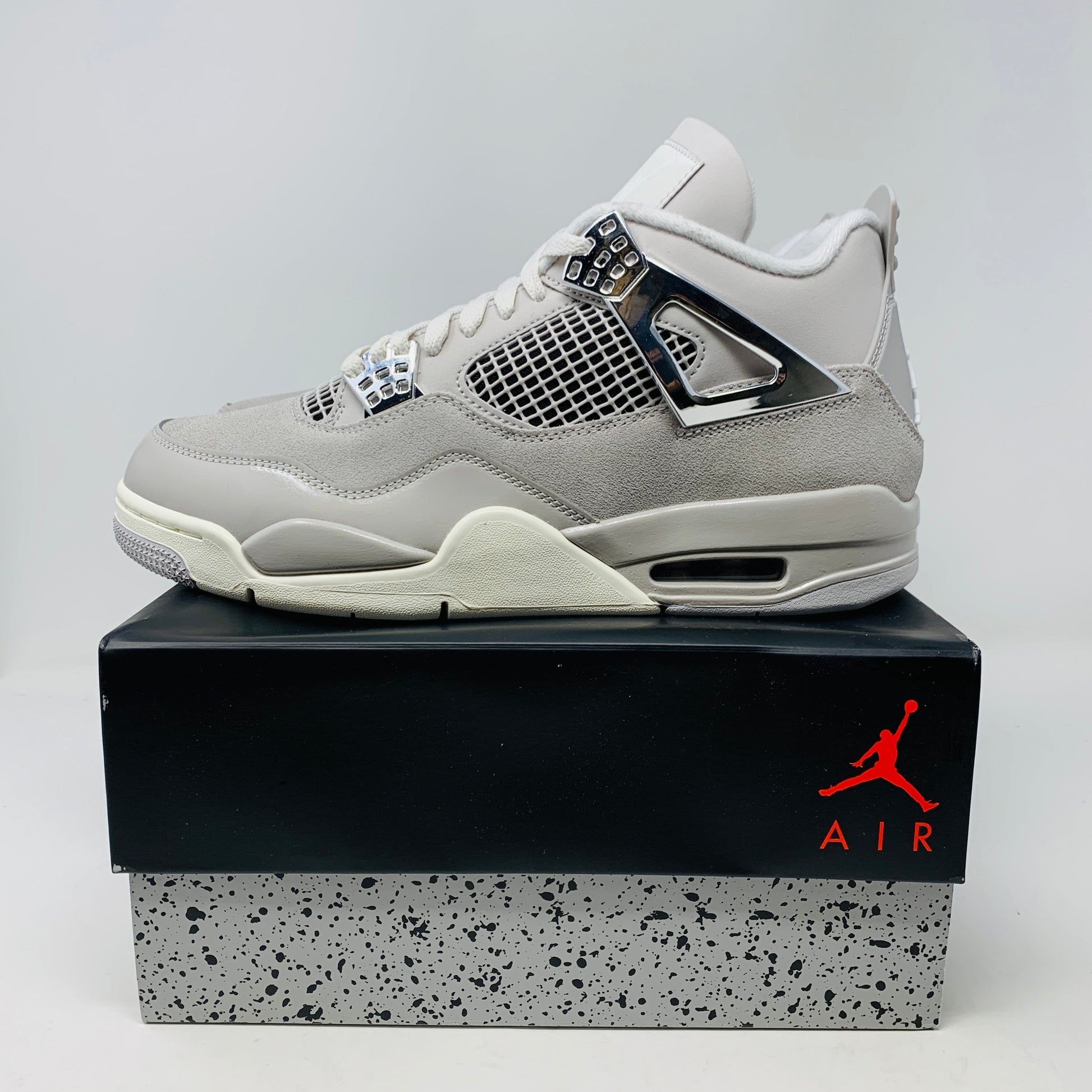 Women's Jordan 4 Retro Frozen Moments 2023, brand new, on original box.
