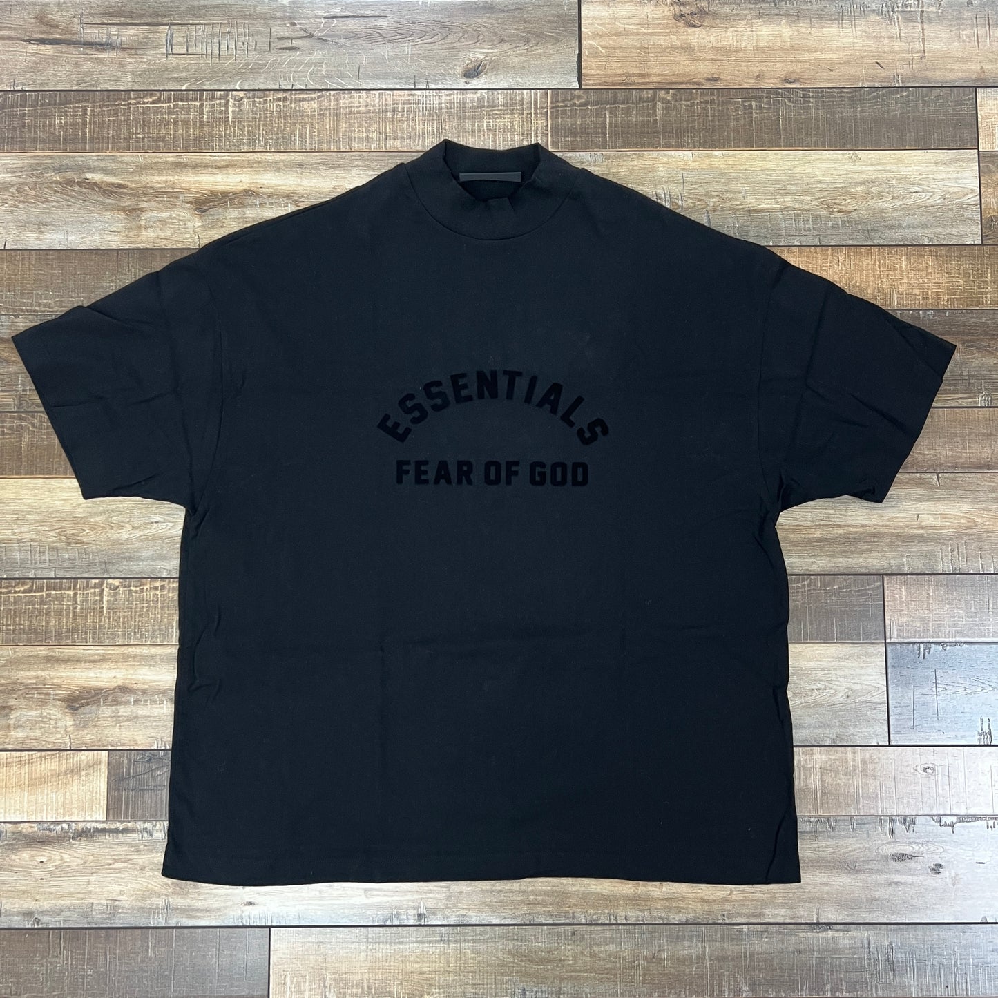 Fear of God Essentials Arch Logo Tee Jet Black