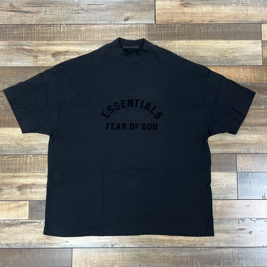 Fear of God Essentials Arch Logo Tee Jet Black