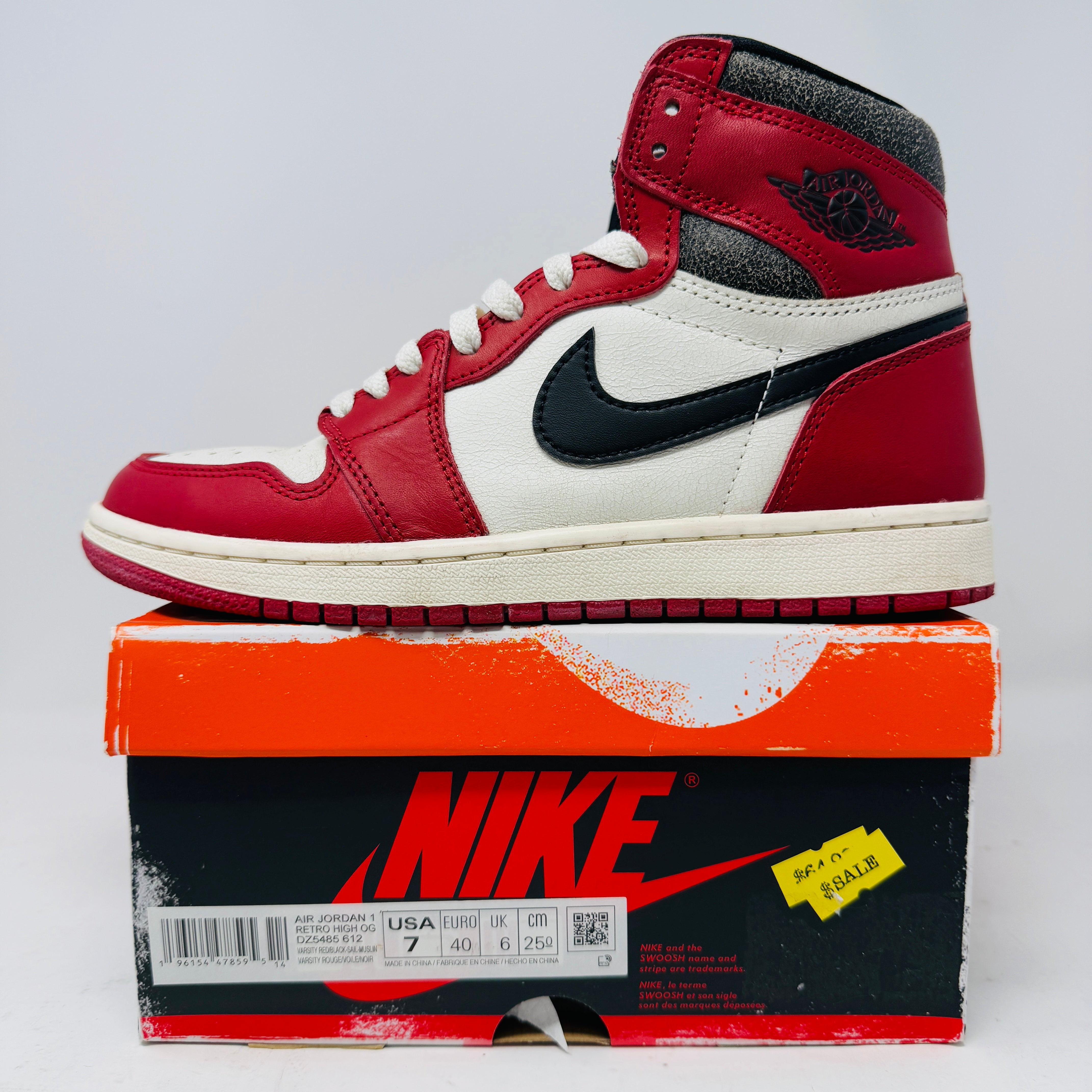 Jordan 1 Retro High OG Chicago Lost and Found – Holy Ground