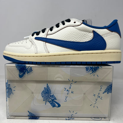 Jordan 1 Retro Low OG SP Fragment x Travis Scott Sail Military Blue