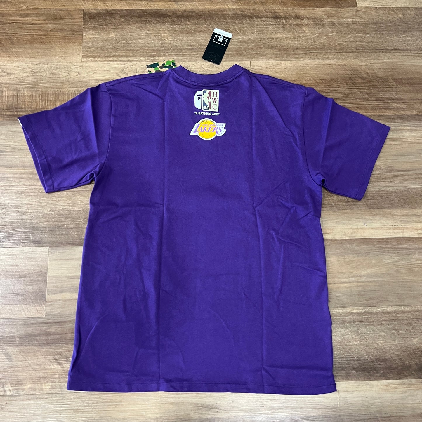 A BATHING APE BAPE X M&N NBA Los Angeles Lakers Tee