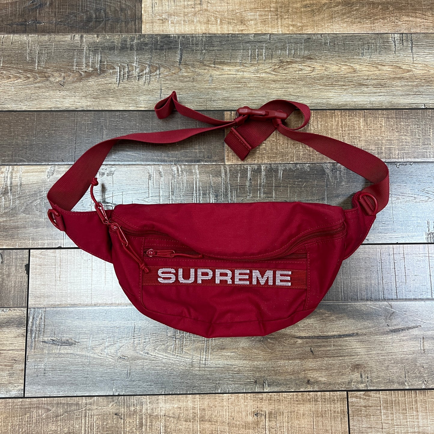 Supreme Field Waist Bag Red
