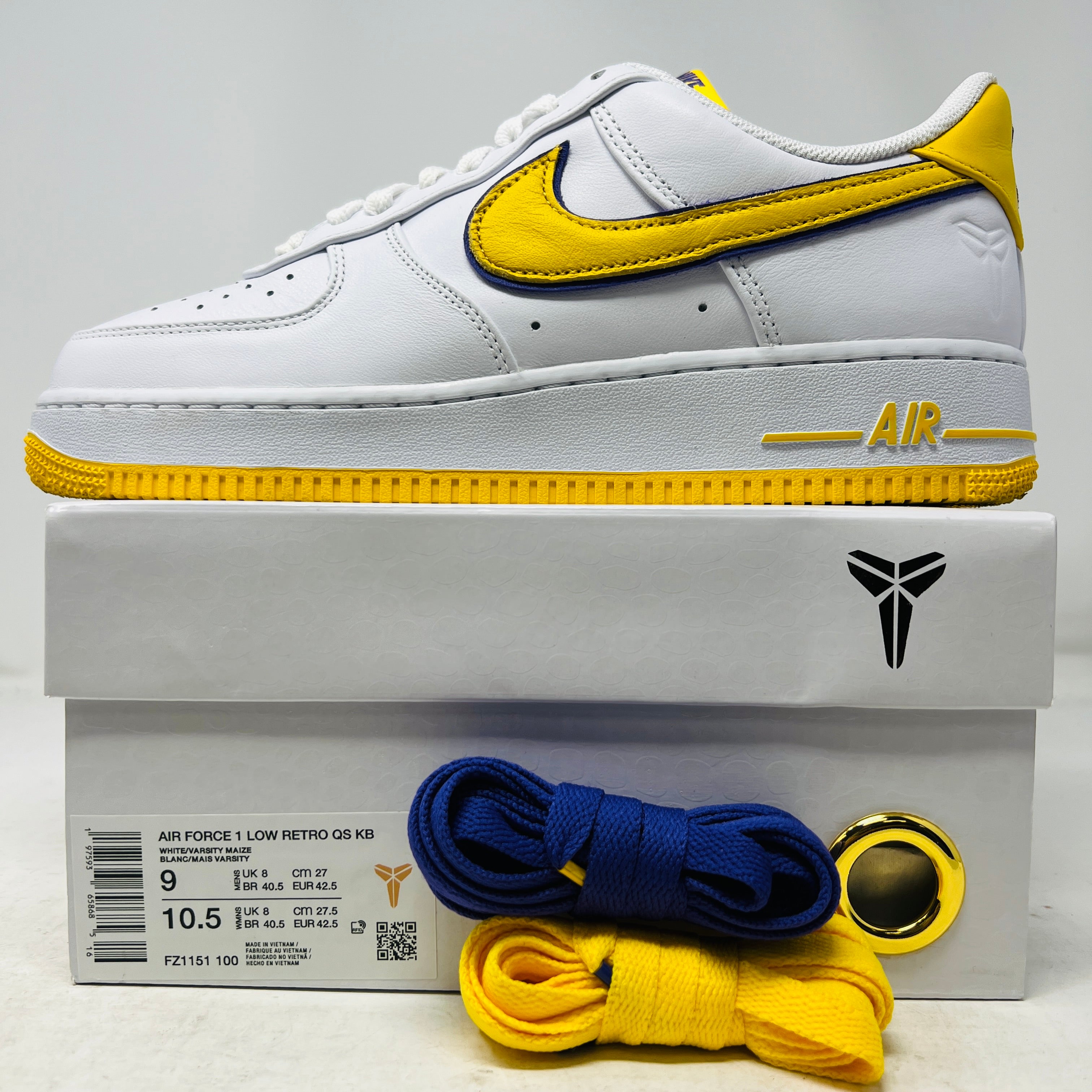 Nike Air Force 1 Low Retro QS Kobe Bryant Lakers Home – Holy Ground