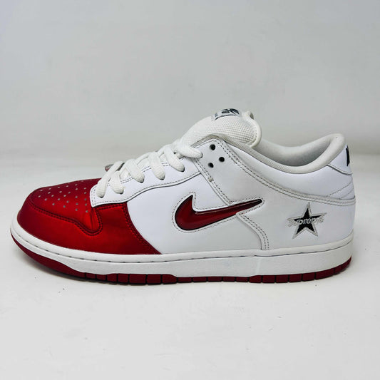 Nike SB Dunk Low Supreme Jewel Swoosh Red