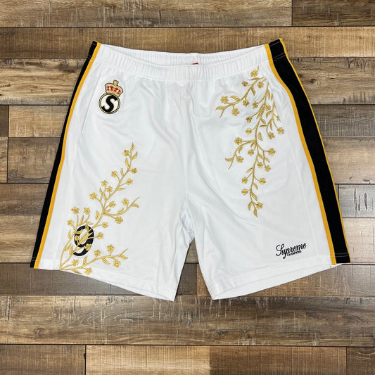 Supreme Floral Soccer Short White